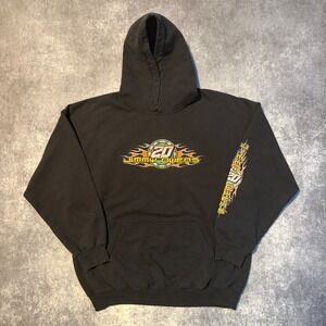 Jimmy Owens The Nightmare Graphic Hoodie Mens XL Sprint Car‎ Racing Y2K Flames
